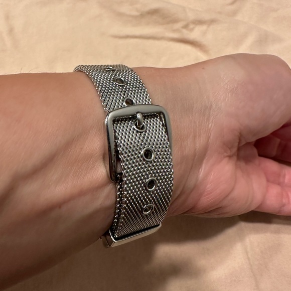 COACH Delancey Two-Tone Mesh Strap Watch - Picture 3 of 9